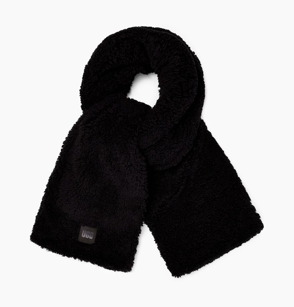 Ugg Scarfs Canada - Ugg Women's Sherpa Oversized Black